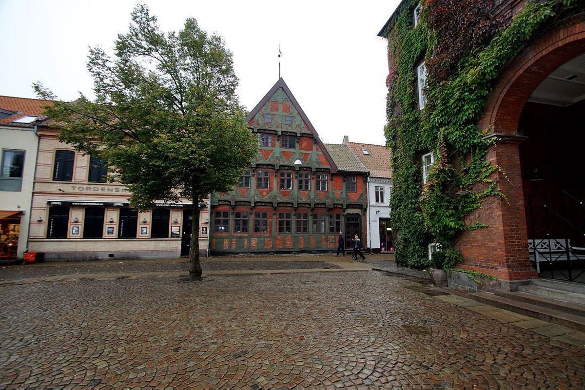 Kolding Bycenter-området med terrasser og byliv
