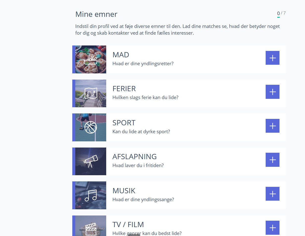 Singles50 personlig besked og kontakt